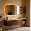 Wabi‑Sabi Floating Bathroom Vanity