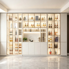 Full‑Wall Integrated Custom Wine Cabinet