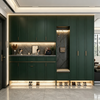 Modern Minimalist Integrated Entryway Cabinet Storage System