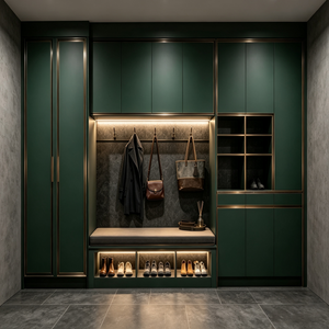 Multifunctional Entryway Cabinet Custom Home Entrance System