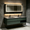 Minimalist Wall‑hung Double‑Sink Smart Vanity