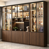 Full‑Wall Integrated Custom Wine Cabinet