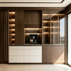 Full‑Wall Luxury Sideboard With Integrated Water Bar